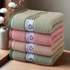 Thick Pure Cotton Soft Water-Absorbent Towel, Solid Color, Adult Face Cloth