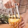 1pc Durable Stainless Steel Pineapple Corer Slicer - Comfort Grip Handle, Easy-to-Use, Ideal for Home & Kitchen, Restaurant Use