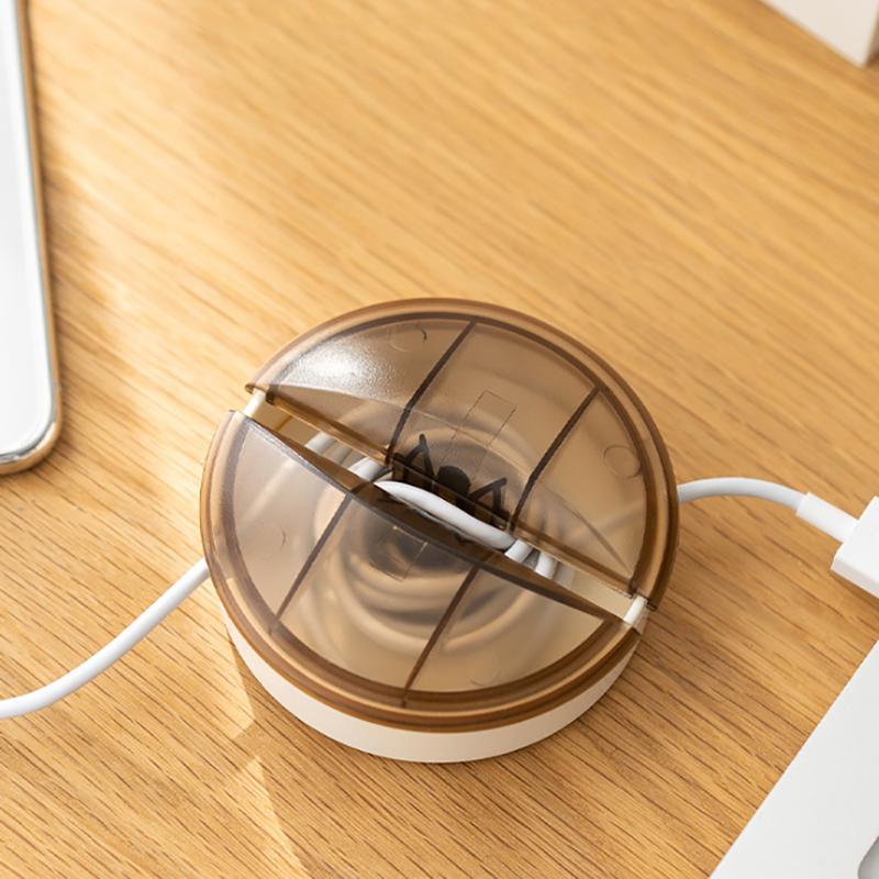 Large-Capacity Cable Organizer Data Cable Storage Desktop Cable Management Wire Arrangement Charging Cable
