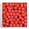 Children's DIY 16MM Solid Color Wooden Beads for Stringing