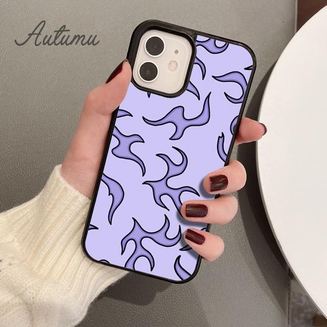 Flames Phone Case for iPhone 11 12 13 14 Pro Max mini X XR XS SE 2020 5 6S 7 8 Plus Samsung Galaxy S21 S22 Cover shell