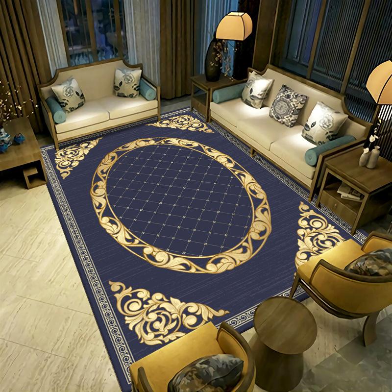 New Chinese Style Living Room Carpet Simple Coffee Table Sofa Floor Mat Bedside Carpet Easy To Maintain