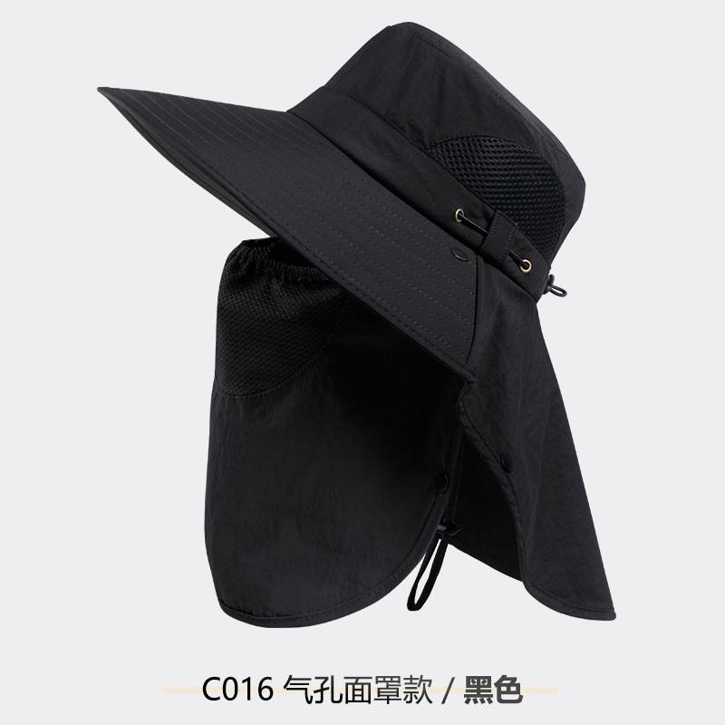 Men Women UV Protection Sun Hat With Wide Brim Breathable Fishing Cap Hiking Outdoor Travel