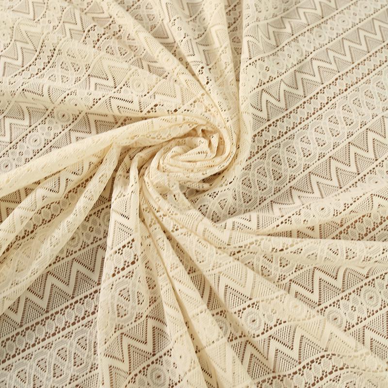Elegant Pastoral Cotton-Linen Lace Tablecloth: Artistic, Dustproof, Non-Slip, Heat-Resistant, Hollow Design