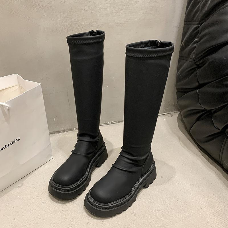 

Длинные женские не устающие ноги толстая подошва увеличивающие рост мягкие эластичные удобные амортизирующие нескользящие повседневные спортивные ботинки Мартин 40 чёрный