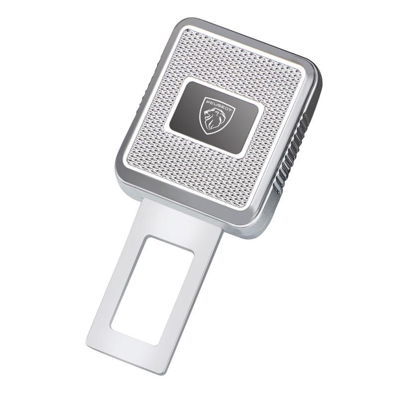 Car Accessories Seat Belt Buckle Safety Extender For Peugeot 408 308 5008 208 2008 U3008 Landtrek Rifter 508 301 608 Valve cap