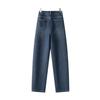 Women's Sickle Jeans 2025 Autumn/Winter High Waist Slimming Wide-Leg Pants with Velvet Lining