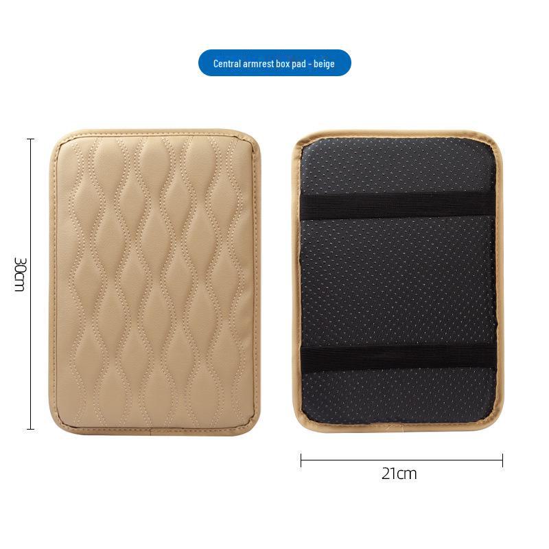 Armlehnenpolster fürs Auto – Verdicktes Armlehnenpolster aus Memory-Schaumstoffleder für die universelle Mittelkonsole, erhöhtes Ellbogenpolster