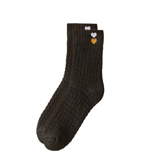 Fleece-Lined Winter Socks Women Warm Thickened Boot Socks Ribbed Casual Thermal Crew Socks for Daily Wear Christmas Gifts