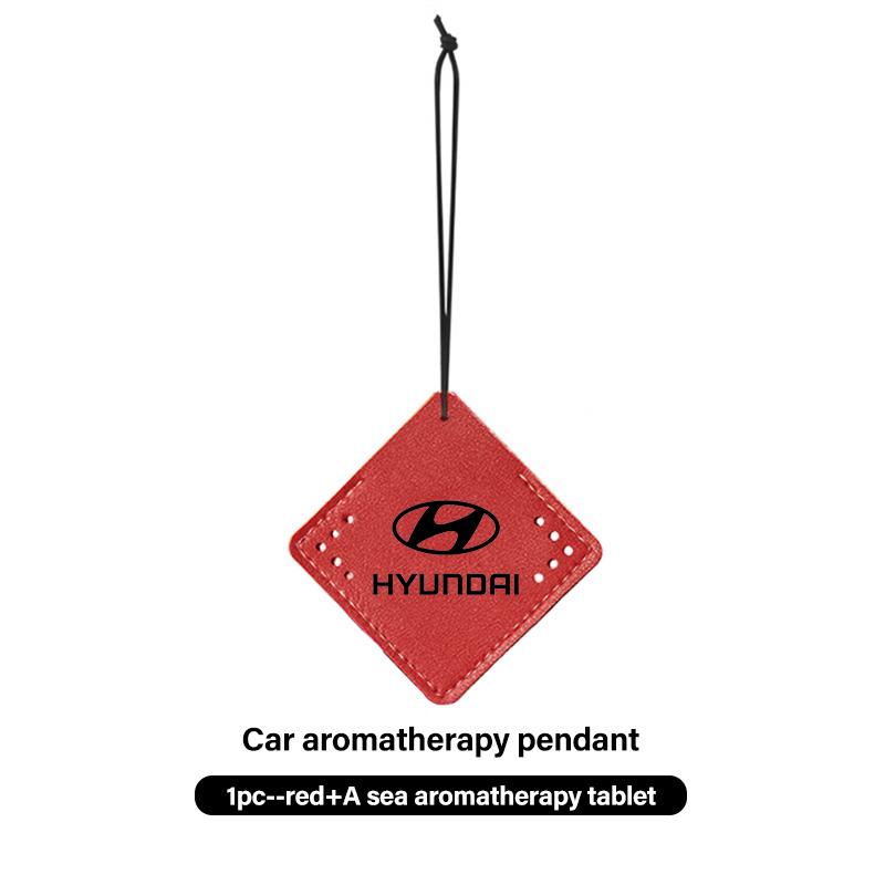 Car Hanging Aromatherapy Fragrance Tablets Air Freshener Parts For Hyundai GDi N Line i10 Azera Genesis G70 G80 G90 Accent RR8