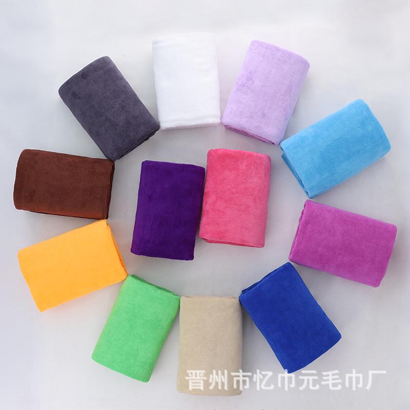 Fine fiber thickened bath towel 80 * 180 400g absorbent beach bath towel