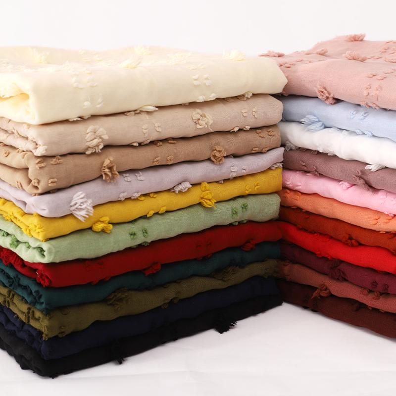 

Модный флокированный хлопковый ободок для женщин, мусульманские платки и накидки, хиджабы, шарф, Рамадан, женский тюрбан, головные платки