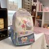 Schoolbag Japanese schoolbag ins wind simple contrast color primary school junior high school students campus backpack sweet cute high value backpack