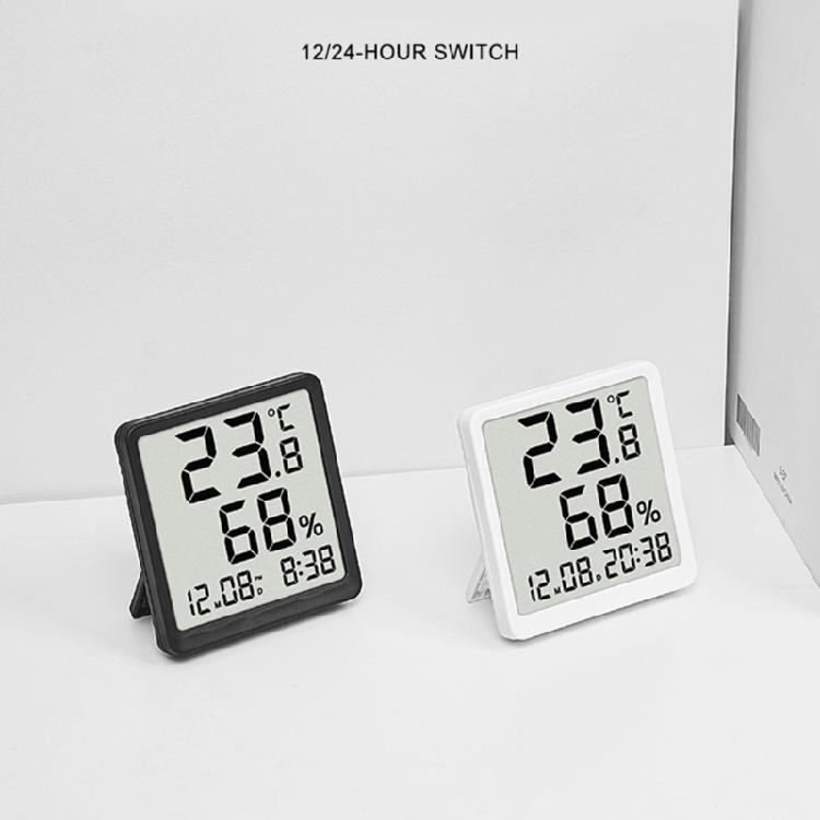 Digital Temperature and Humidity Meter Magnetic and Wall Hanging Support Space Saving for Home Office User Friendly