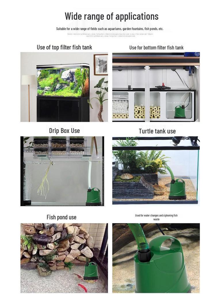 Jialu Transparenter Externer Fischbeckfilter - Leiser Außenfilter für Aquarien.