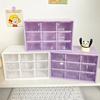 Schreibtisch-Organizer mit 9 transparenten Fächern, kleinen Schubladen, unterteilt, zur Wandmontage, für Kleinigkeiten, niedlich