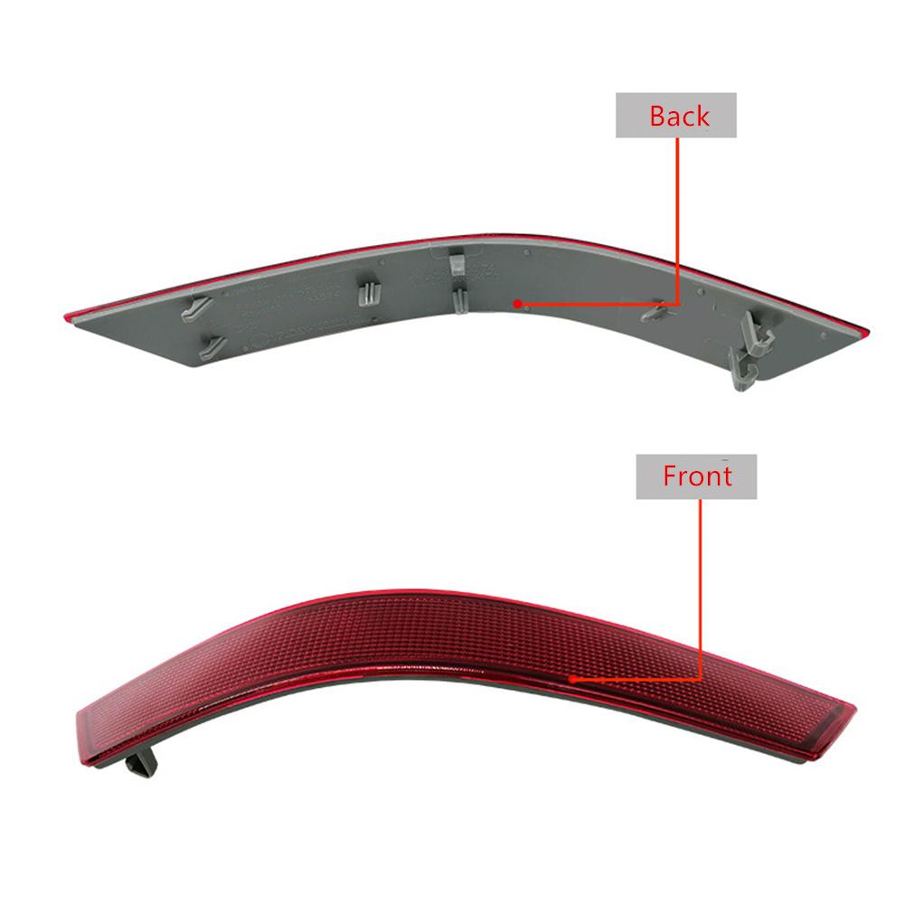 2X Bumper Reflector Light For Mercedes-Benz ML350 2008-11 1648200674 1648200374