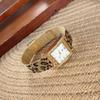 Golden Leopard Print Design Sense Atmospheric Trend Personality Fashionable Women'S Watch
