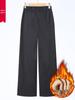 Mom's High-Waisted Velvet Wide-Leg Pants: Autumn/Winter 2025 Style for Middle-Aged & Elderly Women
