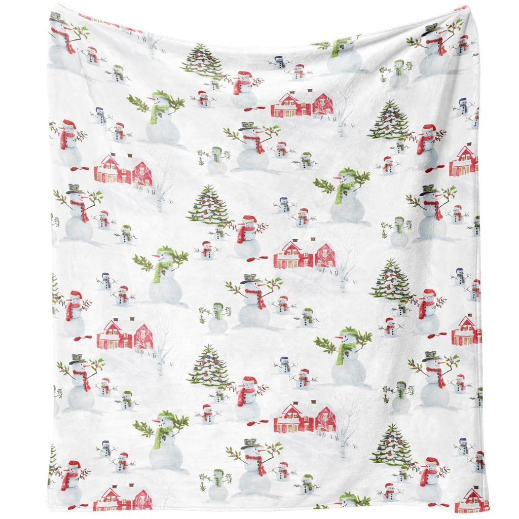 Christmas pine tree gifts Printed Blanket for Sofa Travel Camping Living Room Office Conditioning Blanket for All Seasons Gifts