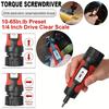 21pcs Preset Torque Screwdriver Set Adjustable 10-65in.lb Manual Torque Bicycle 1/4 Inch Torque Screwdriver Bicycle Repair Tools