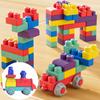 Weicher Gummi Großteilblock Kinderspielzeug Zusammenbau für Jungen und Mädchen, 1-jähriges Puzzle Gehirnspielzeug Großteil-Zusammenbau