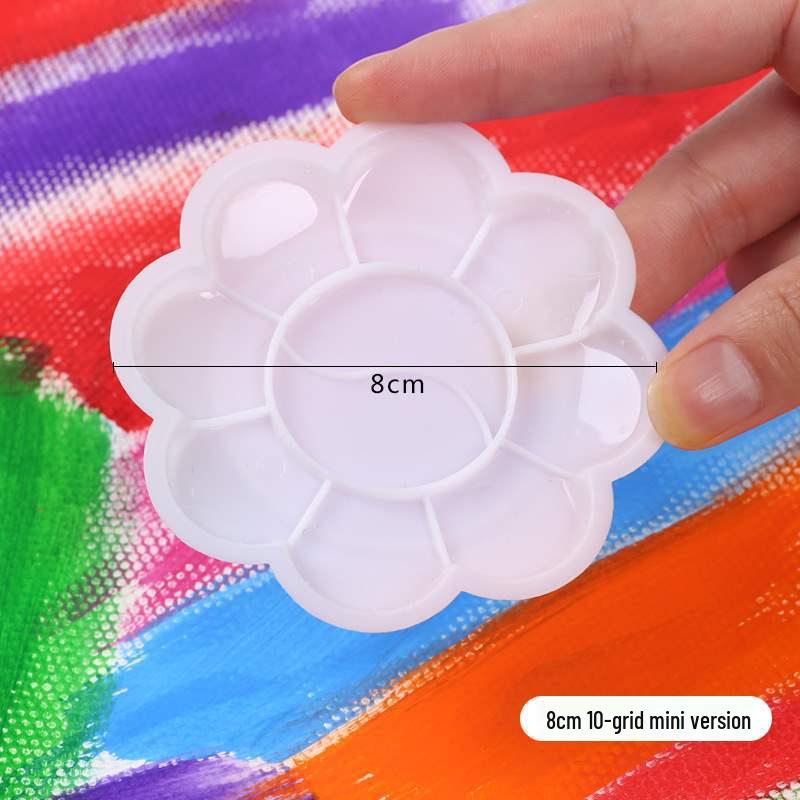 Children s Multi-functional Plum Blossom Palette for Gouache Painting