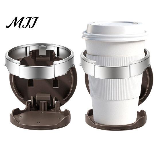 Car Cup Holder Universal Foldable for Door Panel, Adjustable Automotive Drink Organizer with Auto Interior Accessory Multifunctional Storage,