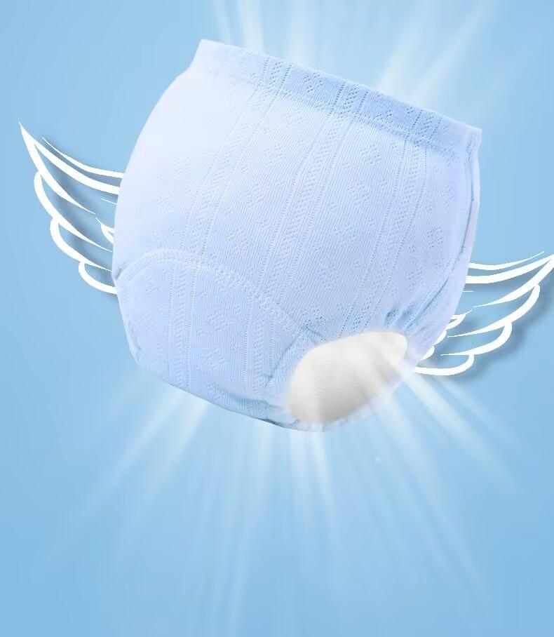 Baby-Baumwoll-Mesh-Trainingshose für Kinder, gerippte Windeln, Baby-Mesh-Hose