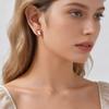 Vnox 3pairs/Set Sweet Dripping Oil Enamel Flower Mushroom Butterfly Charms Stud Earrings for Girls, Cute Enamel Earrings Jewelry