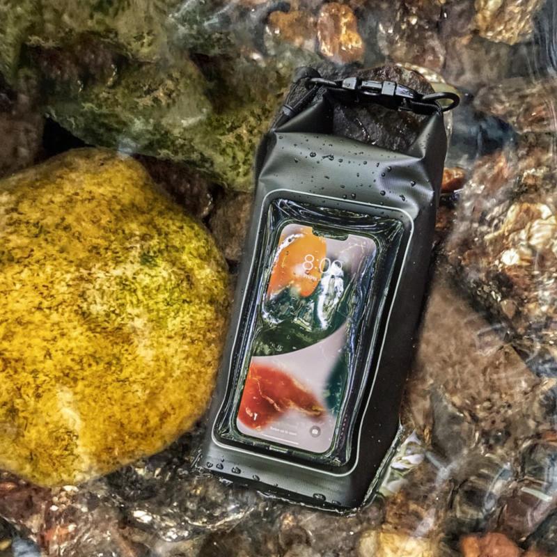 2L Schwimm-PVC-Packung Trockentasche Touchscreen Outdoor Wasserdichte Schulter-Kajak-Taschen Trekking Driften Rafting Surfen Bootsfahrt Tasche