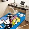 Office Rug Hello Kitty, Sanrio Characters Anti-Slip Rug, Machine Washable for Living Room, Bedroom, Office, Multiple Sizes, Bedroom Mat, Decorative Ma