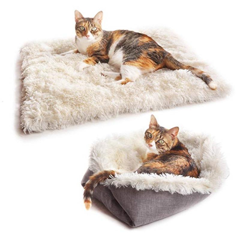 Cat Litter Pet Cushion Dual-purpose Kennel Cat Pad Plush Cat Mattress Pet Litter Autumn and Winter Litter Pad Cat Hammock Pets