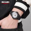 Skmei 2622 Unique Trending Mens Quartz Watch  PU Band Waterproof  In Stock Simple Reloj Watch