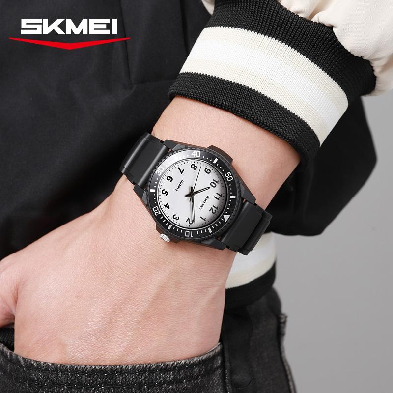 Skmei 2622 Unique Trending Mens Quartz Watch PU Band Waterproof In Stock Simple Reloj Watch