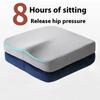 Ergonomic Memory Foam Office Seat Cushion Anti-Hemorrhoid Tailbone Pillow for Car And Chair Comfort Support