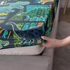 Dinosaur Cartoon Pattern Mattress Three-Piece Digital Printing Mattress Bedding Set Adult Children