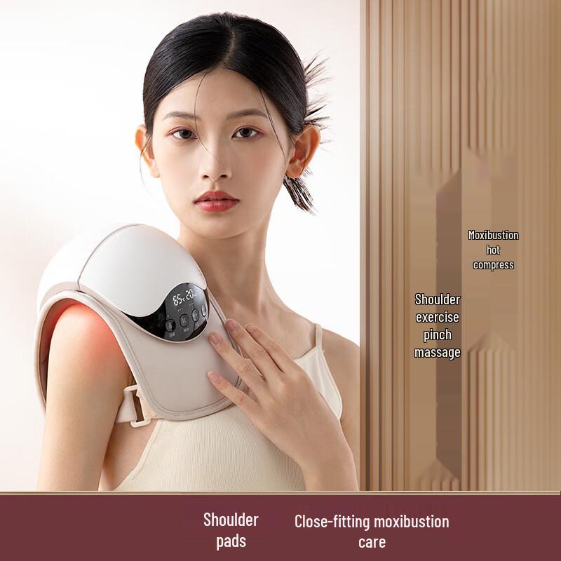 Senbaiwei Electric Shoulder Massager with Moxibustion Heat & Vibration