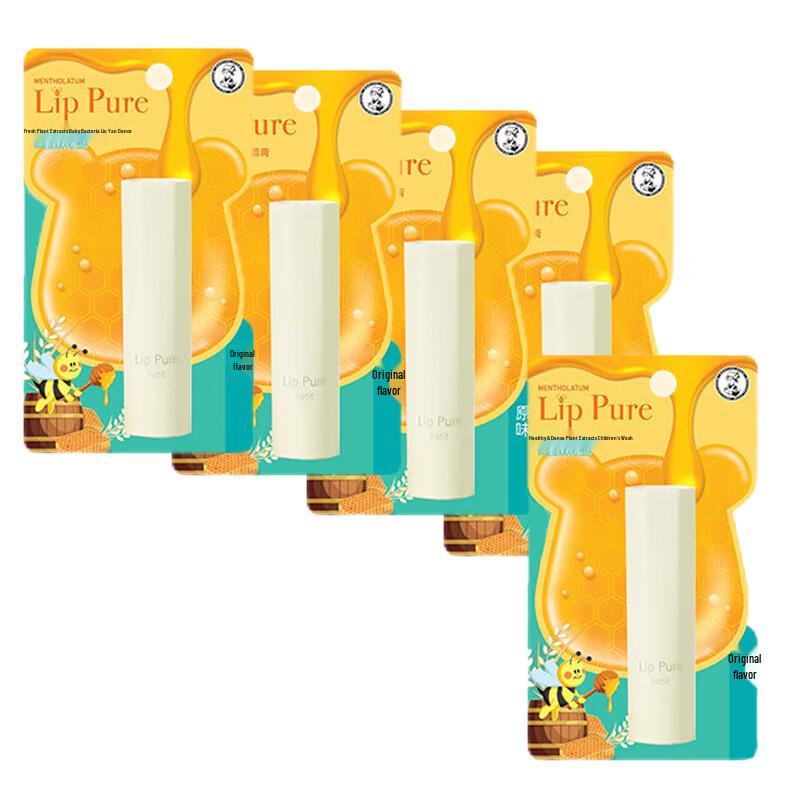 Mentholatum Медовый Экстракт Растений Детский Бальзам для Губ