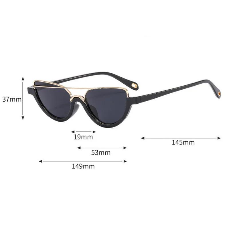 New Small Frame Cat's Eye Sunglasses Women's Brand Designer Fashion Sun Glasses Classic Men's Vintage Eyewear UV400