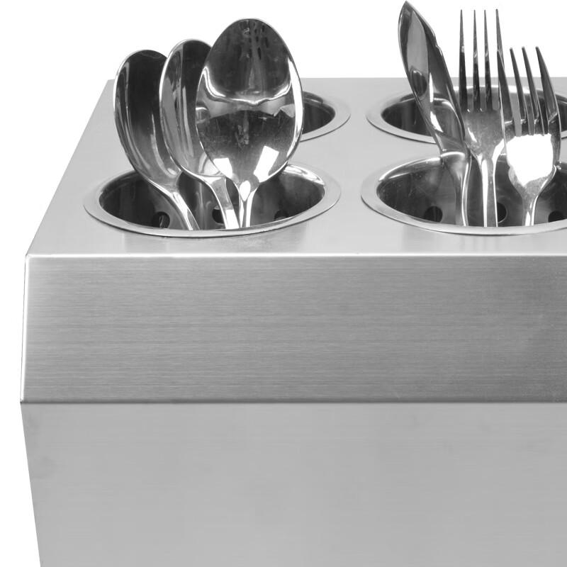 GuRou Stainless Steel 4-Compartment Cutlery Organizer