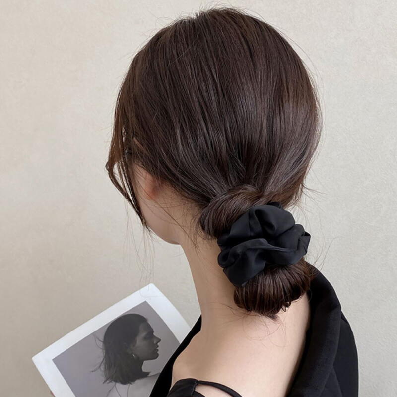Satin Mood Color Gopchang Hair Scrunchie 3P SET