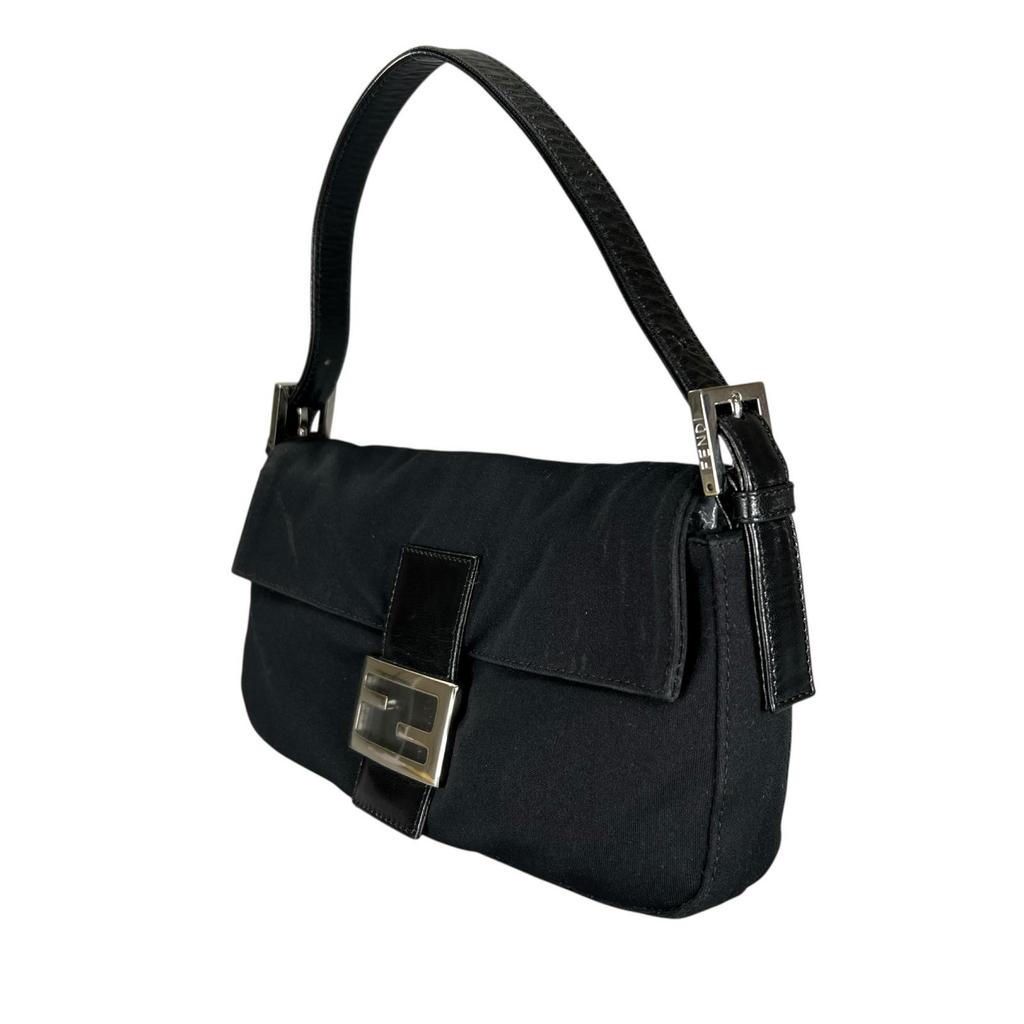 FENDI Mamma bucket Handbag black Women used