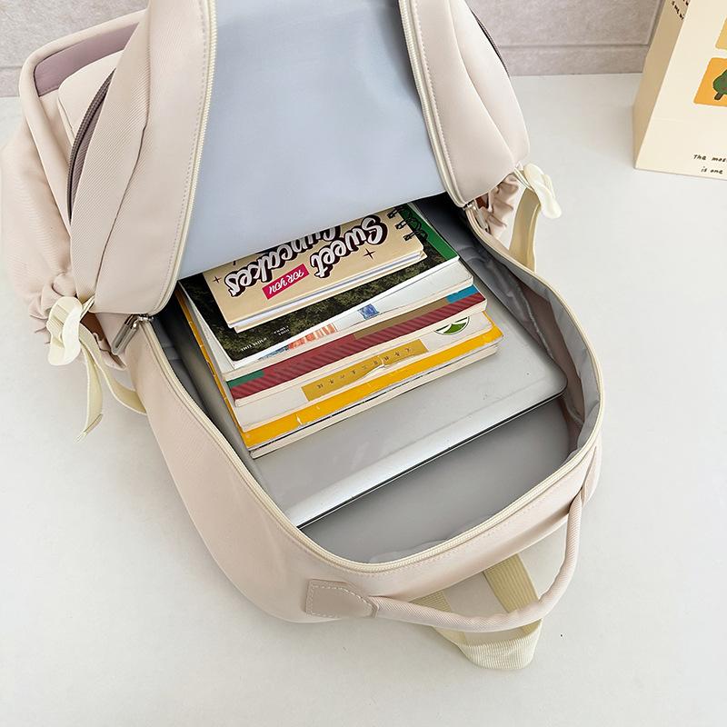 Large Capacity Backpack New Style College Style College Student Female Casual School Bag Fashionable Travel Backpack