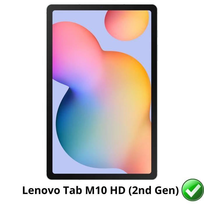 Screen Protector - Phonillico - Lenovo Tab M10 HD Gen 2 - Pack of 2 - Scratch-resistant - Ultra-thin