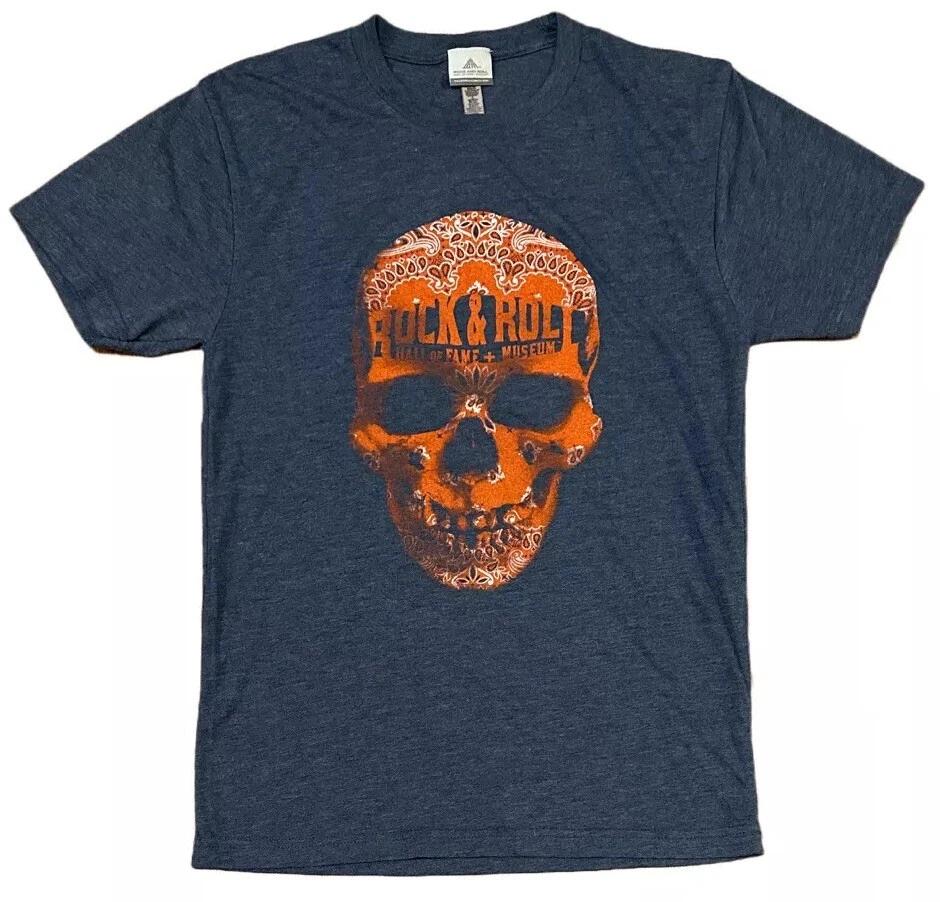 

Rock And Roll Hall Of Fame + Museum Skull Short Sleeve T Short Adult Size Small 4XL