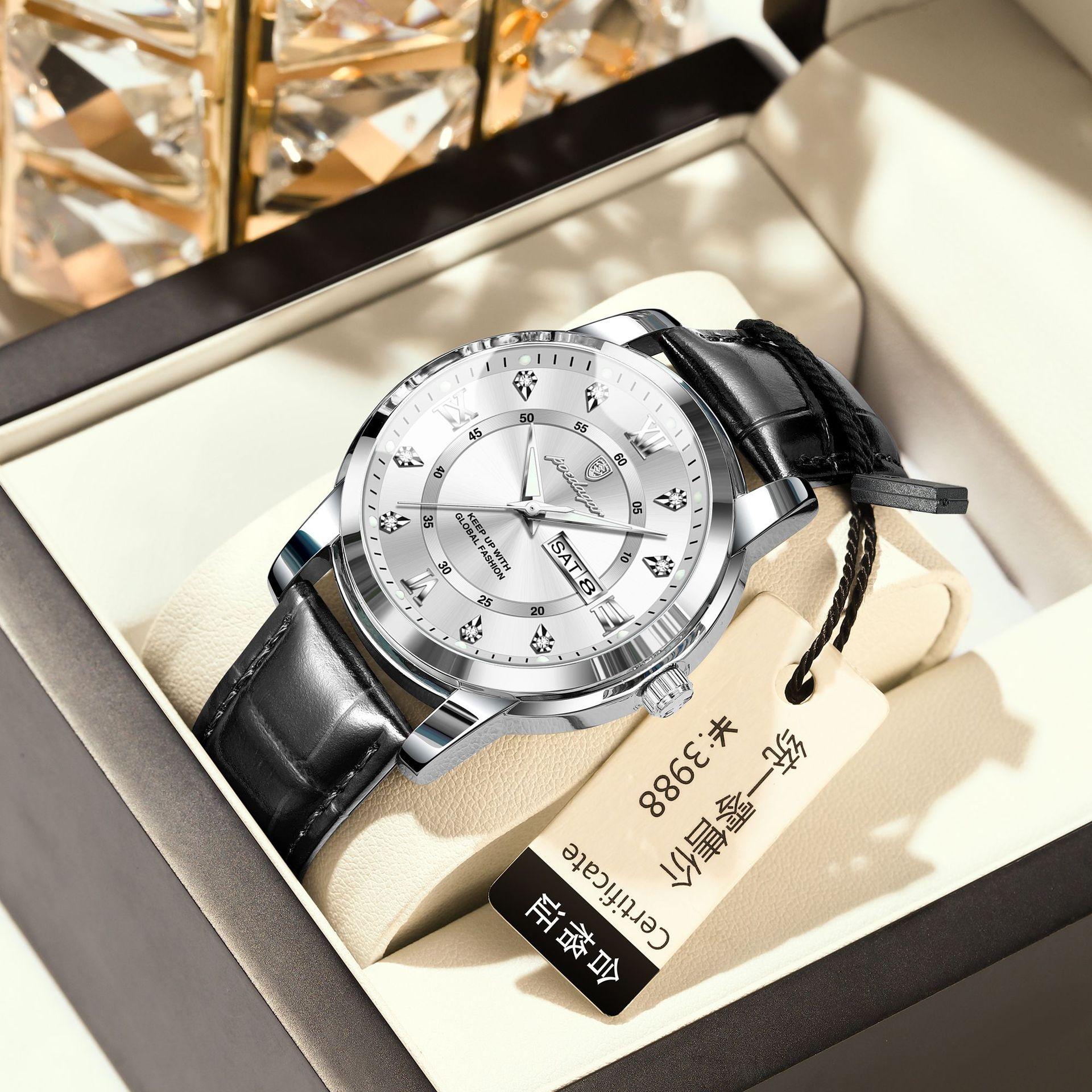

Belt Men S Watch Male Student Luminous Watch