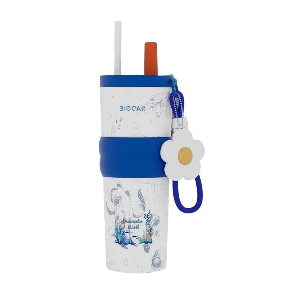 

Герметичная термокружка с керамическим внутренним резервуаром, 710 мл, большой вместимости, с изоляцией, кофейная кружка, посуда для напитков 710ml темно-синий