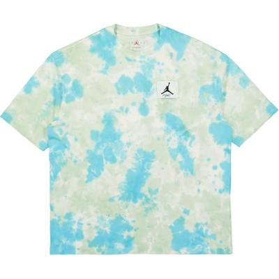 Jordan Essentials Logo Rundhals Locker Kurzarm T-Shirt Herren Oberteile Türkis DX9583-110