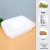 SPSR White Rectangular Food Storage Containers